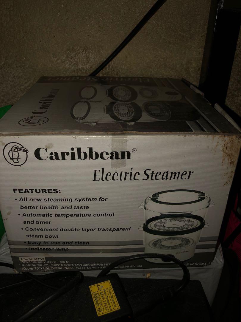 CARIBBEAN ELECTRIC STEAMER, TV & Home Appliances, Kitchen Appliances