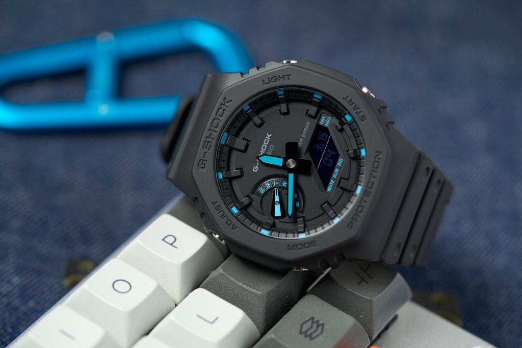 G shock wr20bar black and blue hotsell