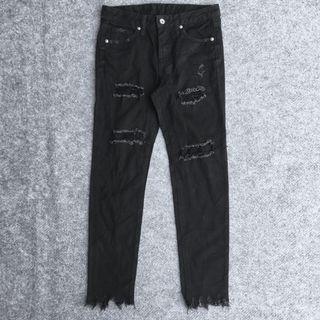 H\u0026m ripped jeans 30 bukan Zara pull 