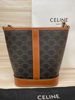 Celine老花小號水桶包