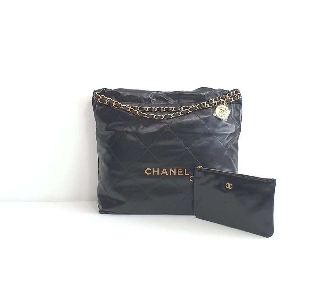 Chanel 22 medium GHW, Luxury, Bags & Wallets on Carousell