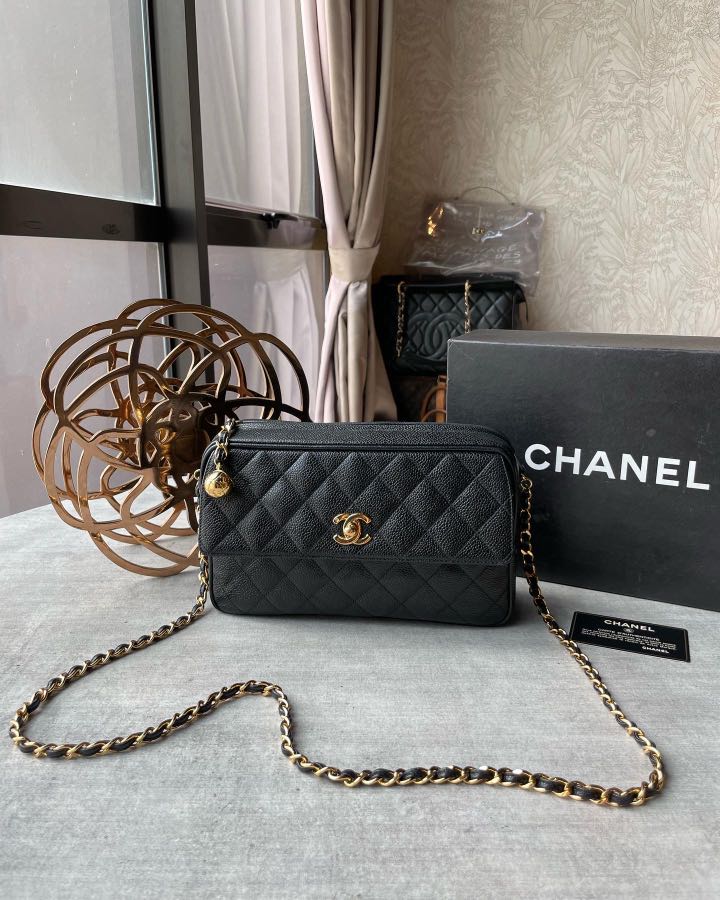 Chanel Sling Bag, Luxury, Bags & Wallets on Carousell