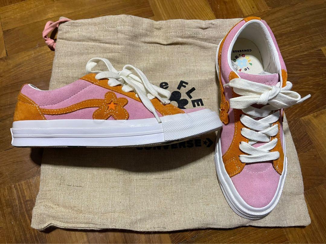 Golf le fleur store converse pink and orange