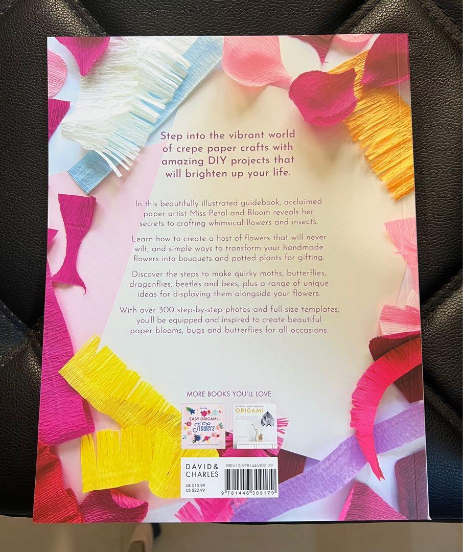 Crepe Paper Blooms, Bugs & Butterflies, Hobbies & Toys, Books