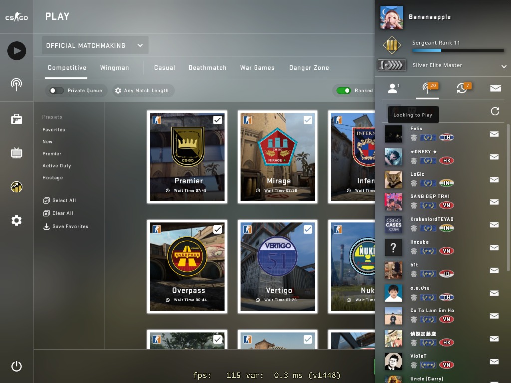 Csgo prime account High Trust factor