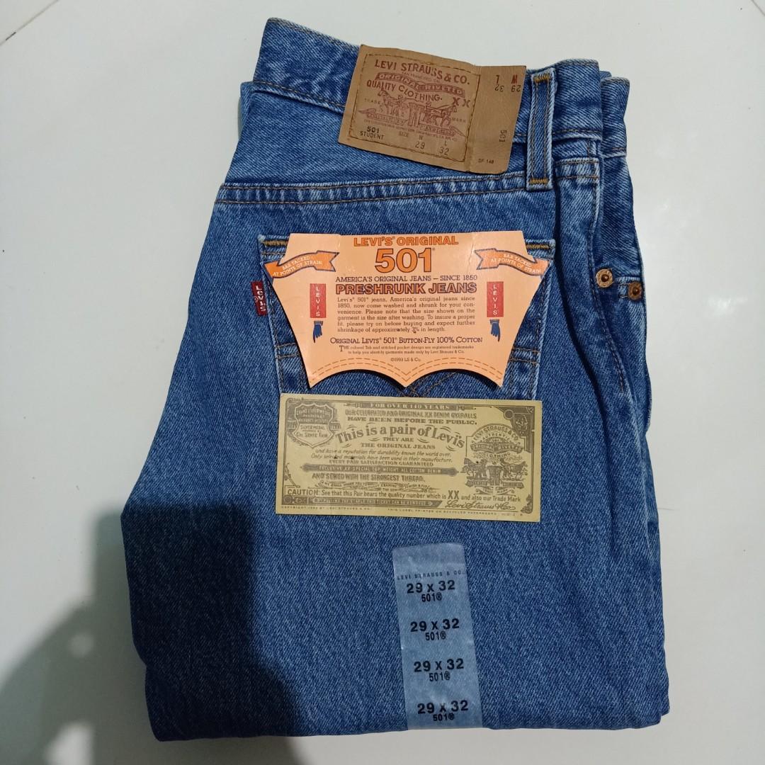 Deadstock Levis 501 made in USA, Women's Fashion, Bottoms, Jeans on  Carousell