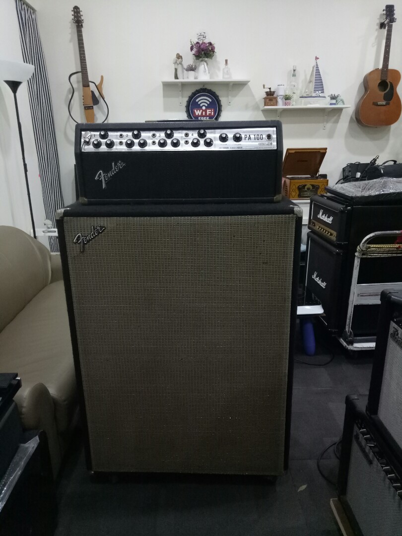 Fender PA100, Audio, Soundbars, Speakers & Amplifiers on Carousell