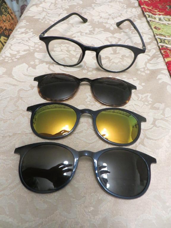 *FREE* Men Korean Prescription Glasses (600 to 700 degress) with 3 clip