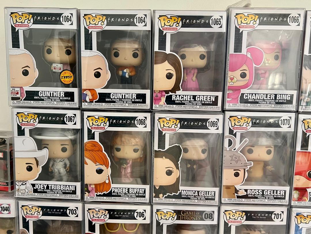  Funko Pop! TV Set of 7 - Friends: Gunther, Rachel in