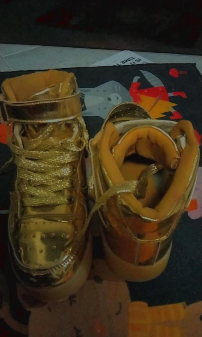 Golden light shoes new arrivals