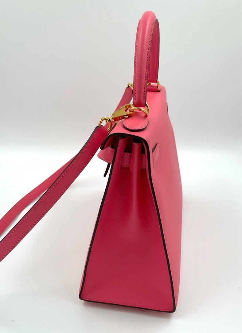 Hermes Kelly 28 Rose Azalee, Luxury, Bags & Wallets on Carousell