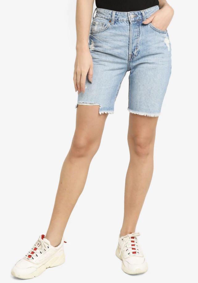 High Waisted Denim Shorts, Women's 