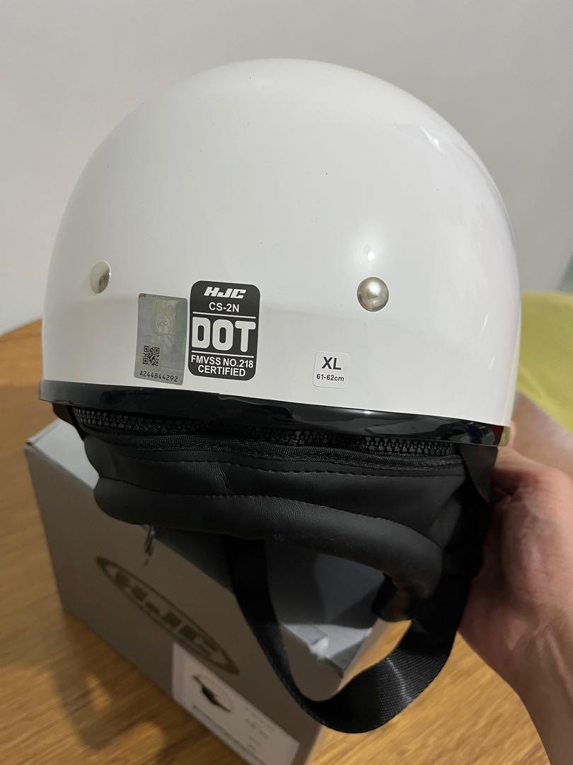 HJC CS2N Half face helmet XL, Motorbikes, Motorbike Parts & Accessories