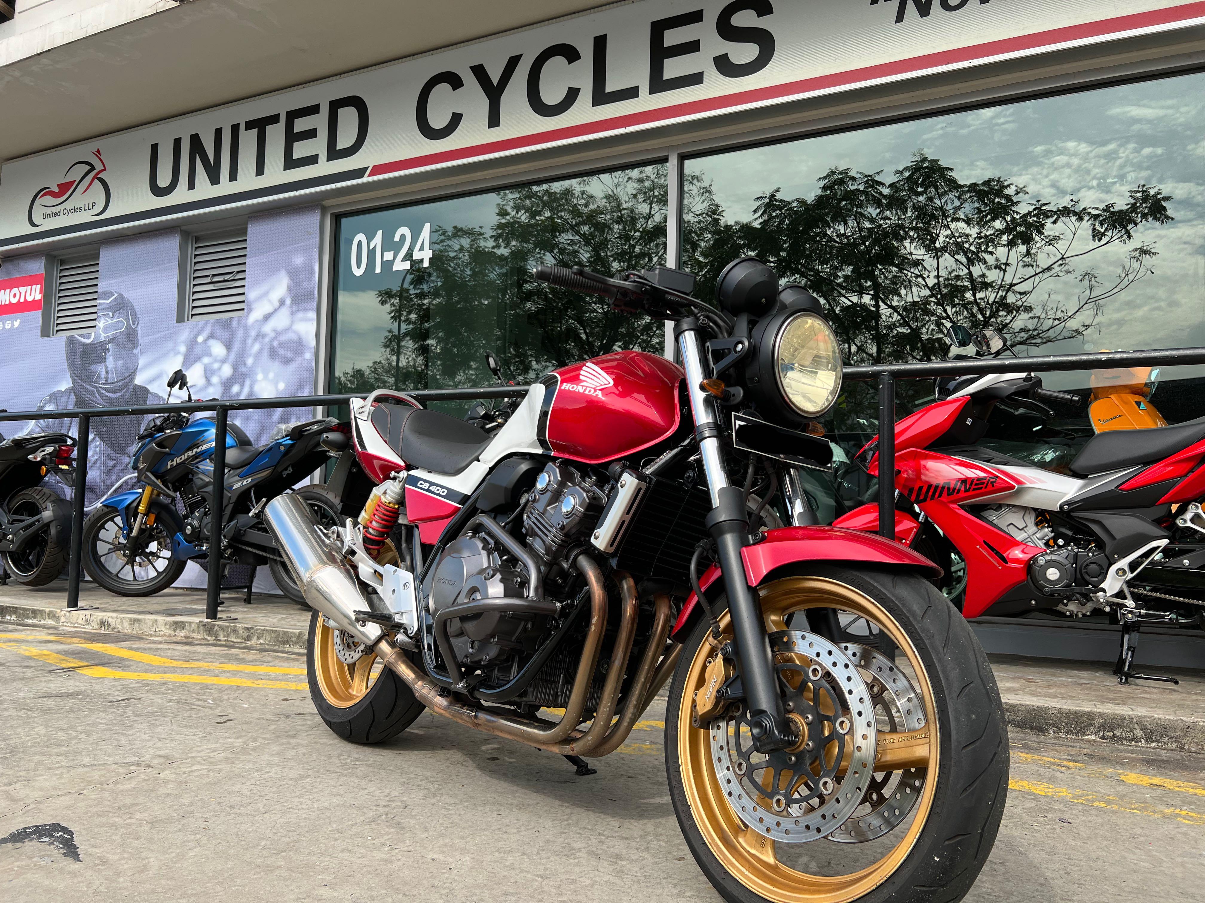 Honda CB400 REVO, Motorcycles, Motorcycles for Sale, Class 2A on Carousell
