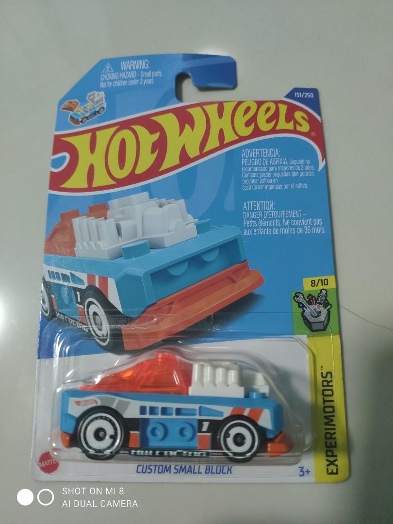 Hotwheels Mattel Hot wheel experimotors custom small block Lego car