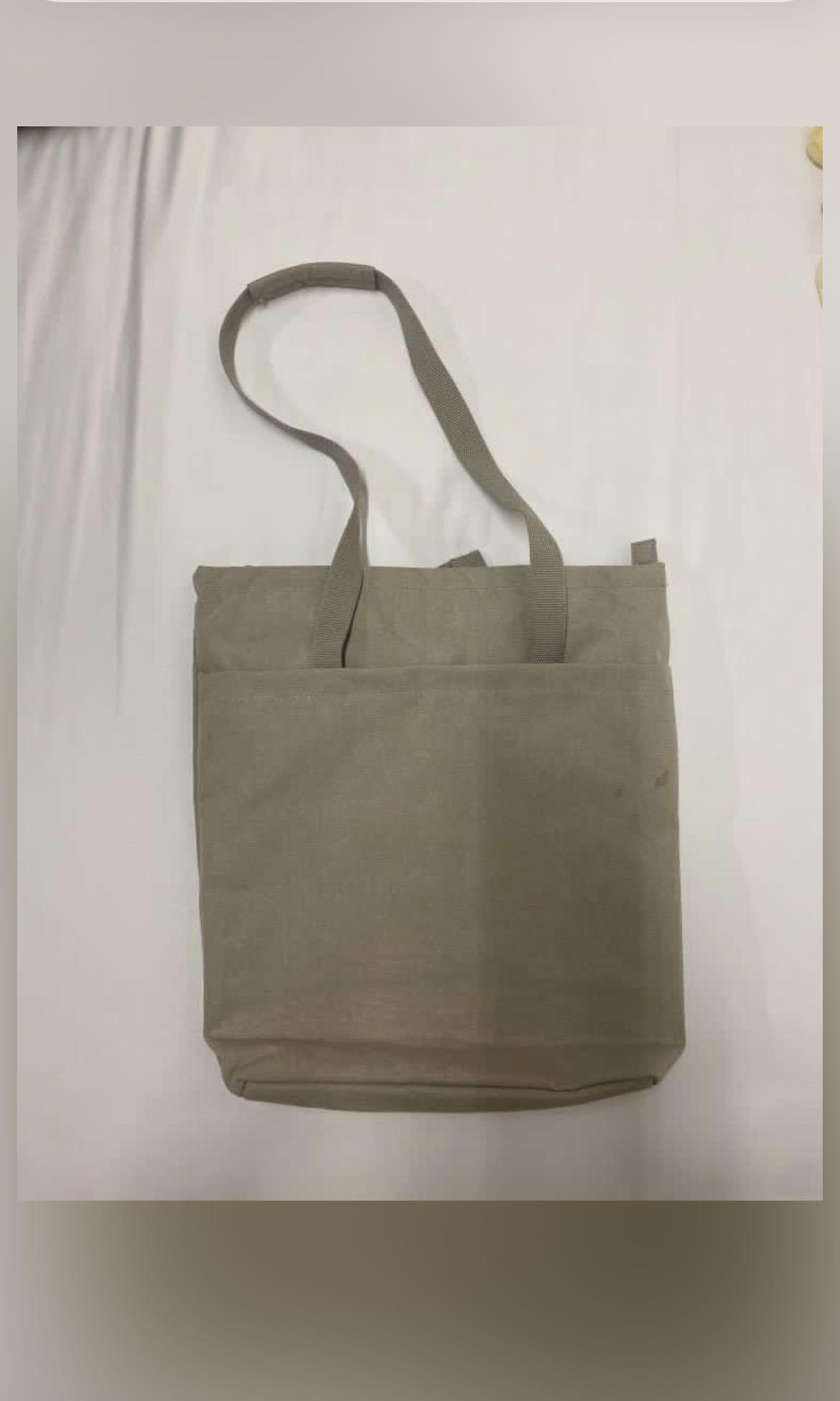 IKEA dromsack tote bag backpack in biege, Women's Fashion, Bags