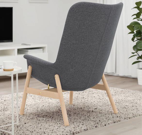 Ikea Vedbo Armchair Furniture Home Living Furniture Chairs on Carousell