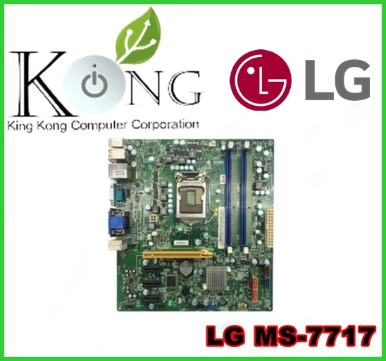 INTEL MOTHERBOARD LG MS7717 (2nd gen support(used), Computers & Tech