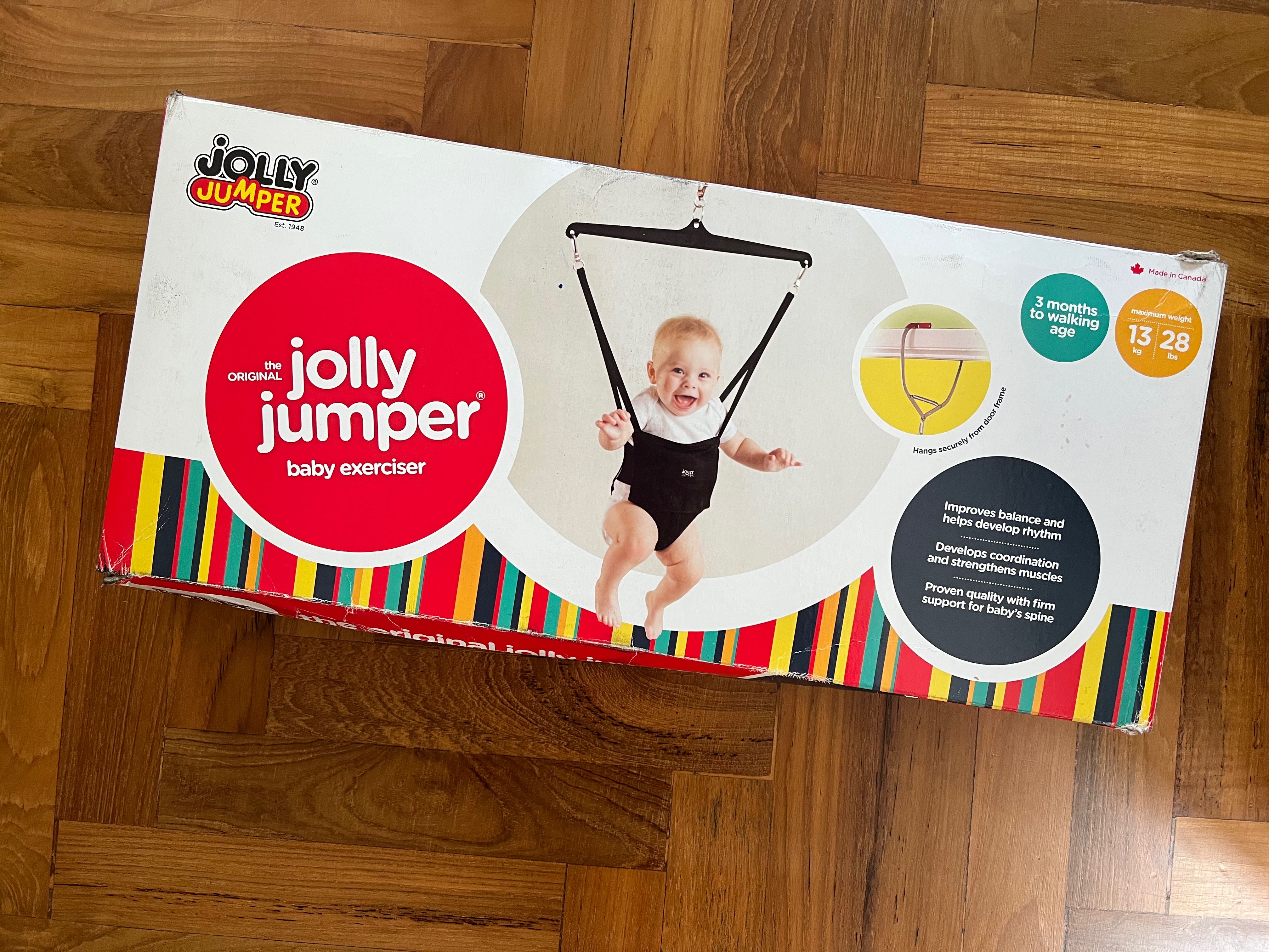 Jolly jumper baby exerciser, Babies & Kids, Infant Playtime on Carousell