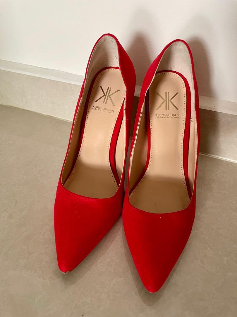 Kardashian Collection Red Heels