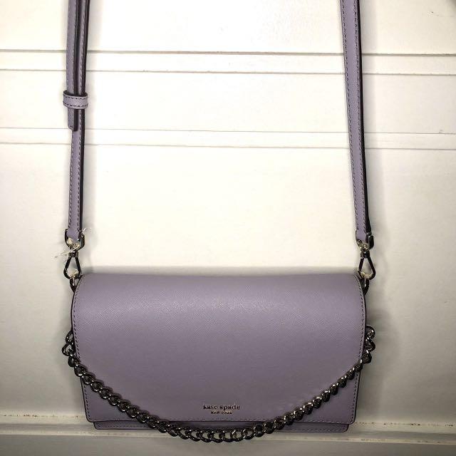 Kate Spade Convertible Crossbody Bag in Lavender / Light Purple, Women's  Fashion, Bags & Wallets, Cross-body Bags on Carousell