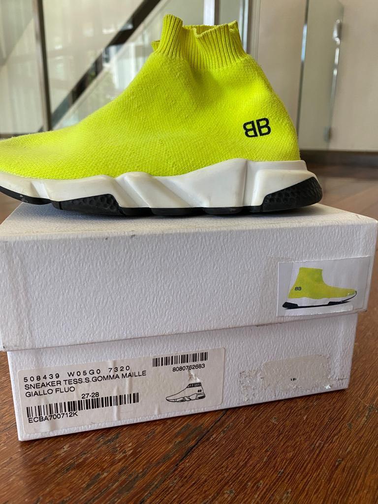 Balenciaga all over logo Speed Sneakers boys size 1011 105  acekaholdingcomtr