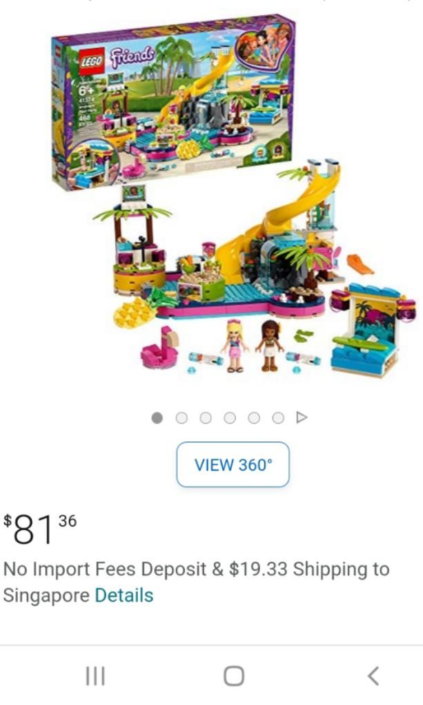 Lego friends sets andrea's pool 2025 party