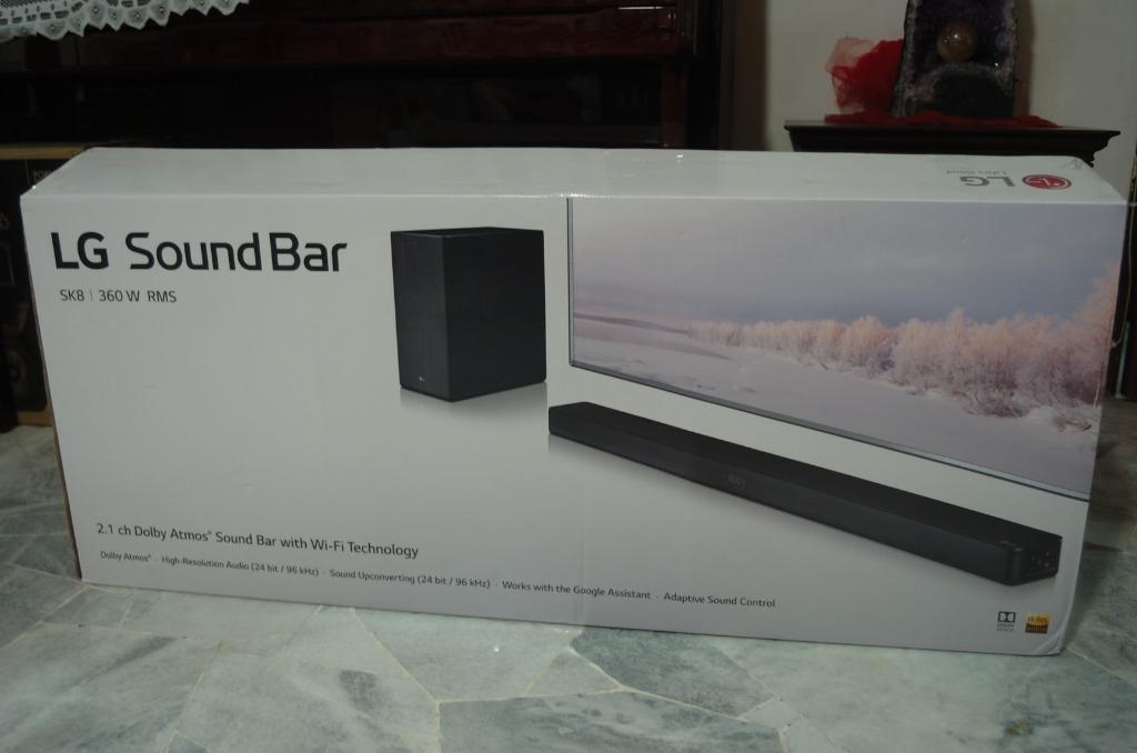 LG Sound Bar SK8 with subwoofer Audio Soundbars Speakers