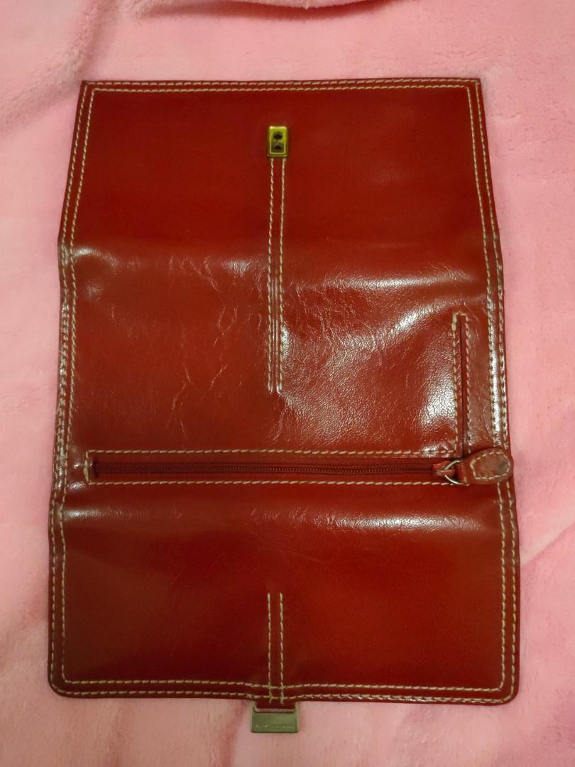 Liz claiborne red leather shop purse