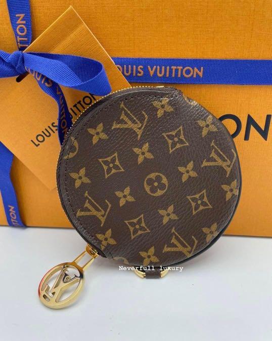 Louis Vuitton Round Coin Pouch Monogram Vivienne Holiday Rouge Red in  Coated Canvas with Gold-tone - GB