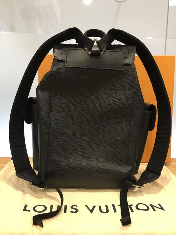 Louis Vuitton Christopher MM Backpack Epi Leather - Like New - OneLuxury