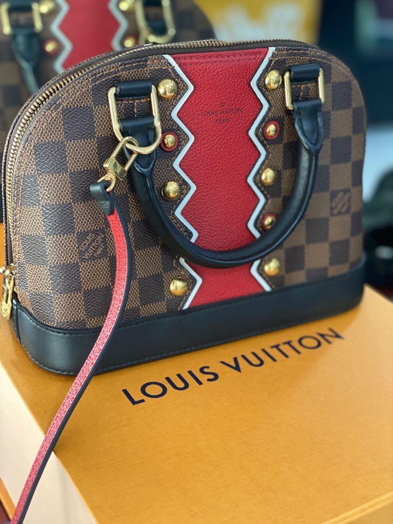 Louis Vuitton Alma BB Karakoram Damier Ebene Bag Brown