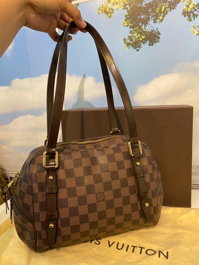 Louis Vuitton Damier Ebene Rivington PM, Luxury, Bags & Wallets on Carousell