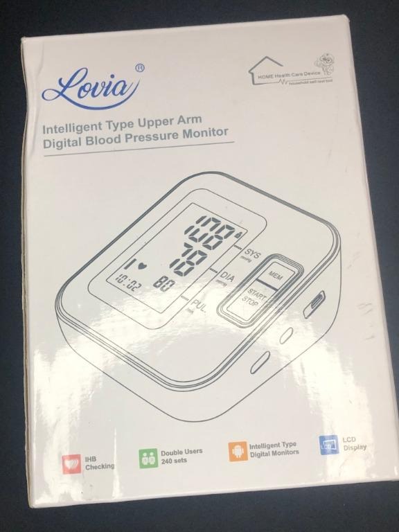 Lovia Digital Blood Pressure Monitor, Health & Nutrition, Health