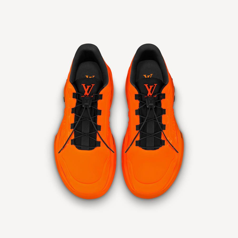 Louis Vuitton orange Millennium Sneakers