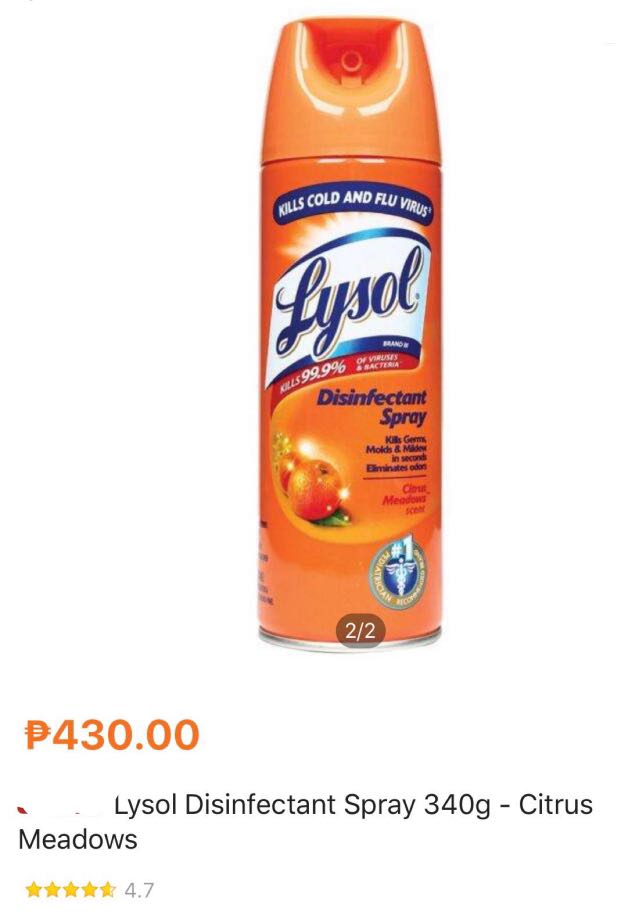 Lysol, Furniture & Home Living, Home Fragrance on Carousell