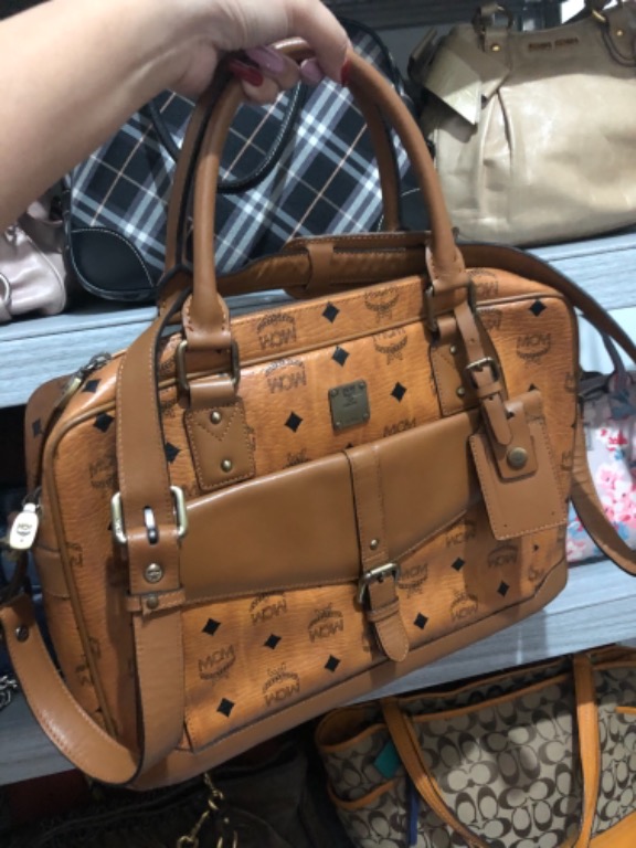 MCM LAPTOP BAG, Luxury, Bags & Wallets on Carousell