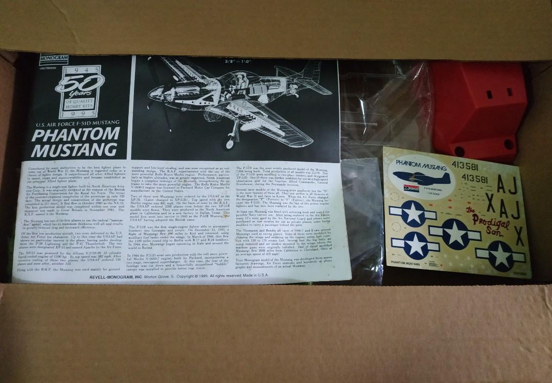 Monogram 1/32 Phantom Mustang 50th Anniversary Kit, Hobbies & Toys