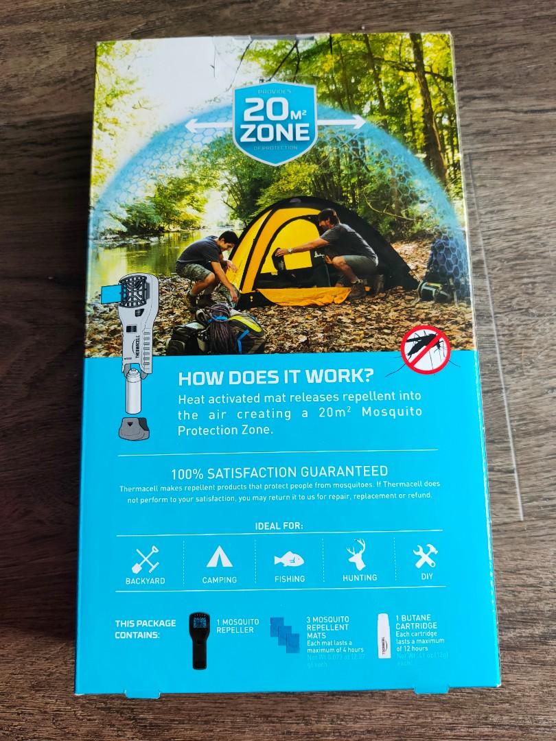 THERMACELL MR300 PORTABLE MOSQUITO REPELLENT, Sports Equipment, Hiking