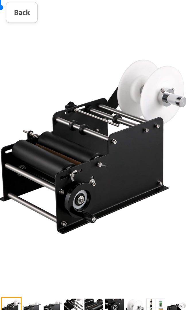 MT-30 Round Bottle Labeling Machine, Manual Label Applicator ...