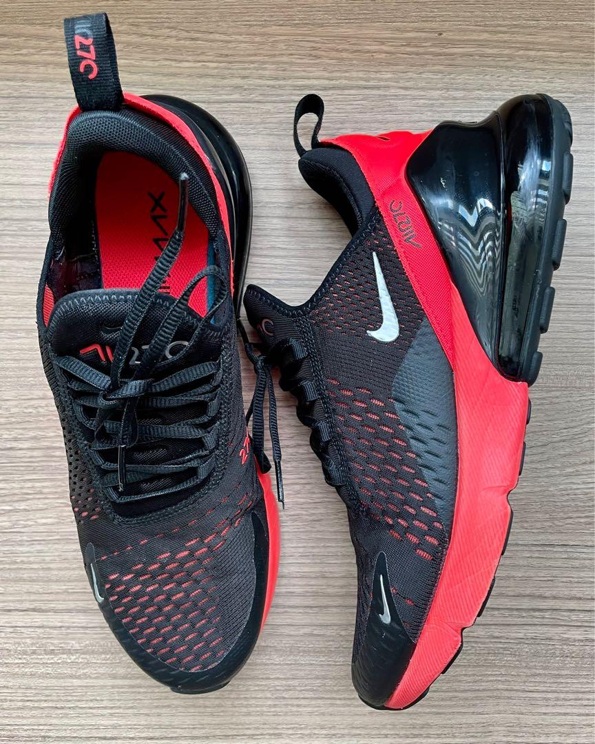 Nike air max 270 black-metallic silver-bright crimson shop