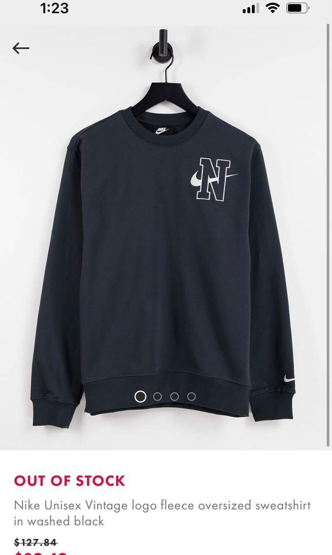 Nike throwback sale sweatshirt