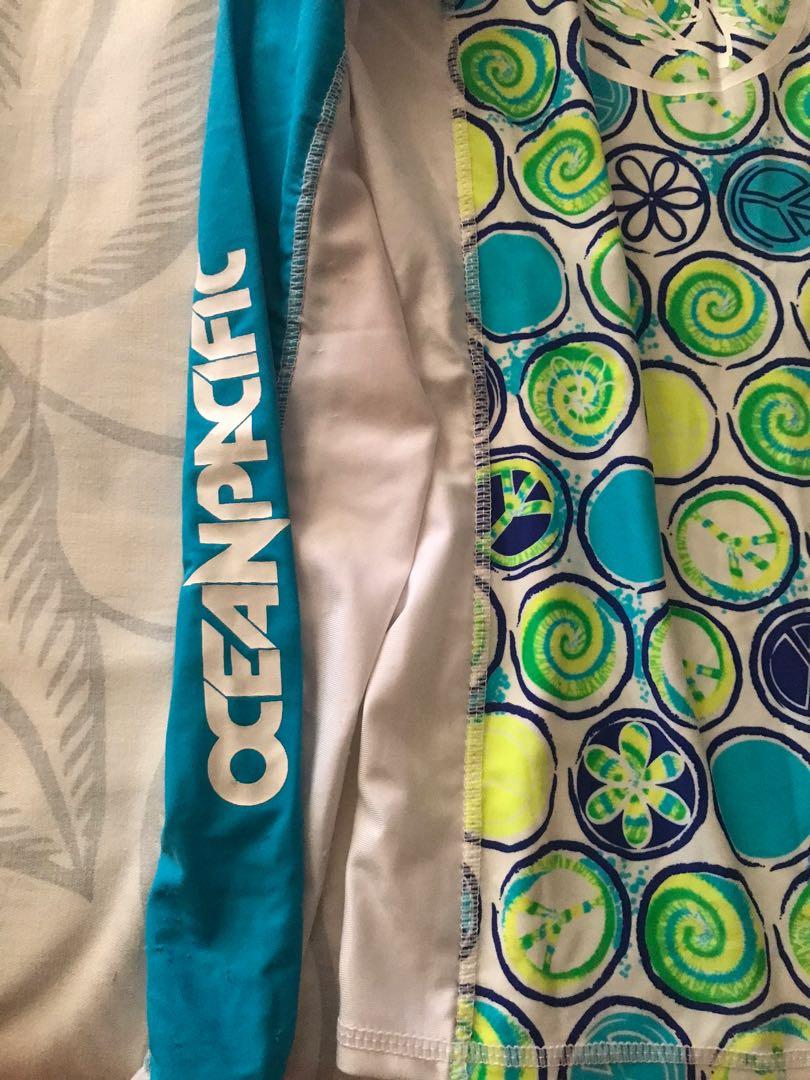 Ocean Pacific Rash Guard, Women's Fashion, Swimwear, Rash guard on Carousell