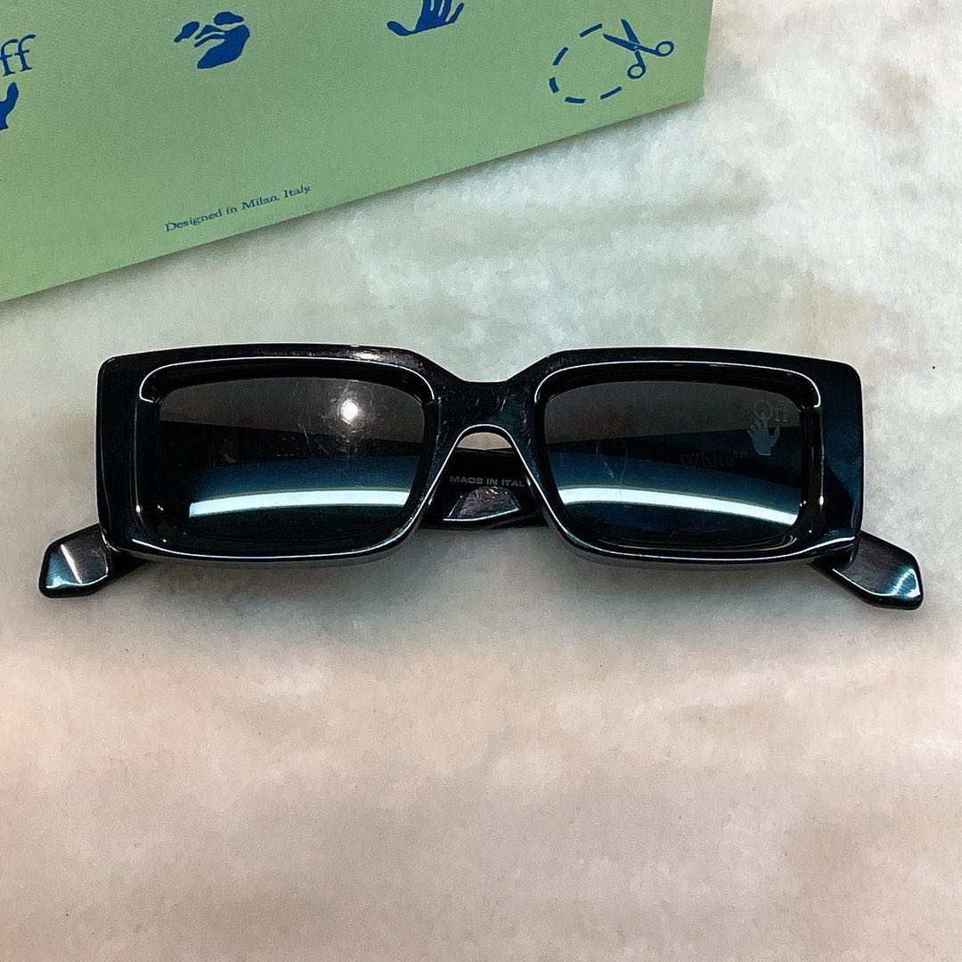 off-white sunglasses 墨鏡正品全配, 他的時尚, 手錶及配件, 眼鏡在