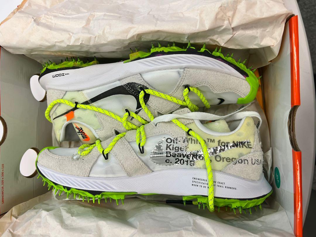 Off White x Nike Air Zoom Terra Kiger White Men s Fashion