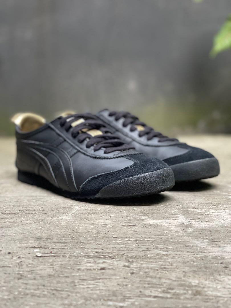 onitsuka tiger mexico 66 black slip on
