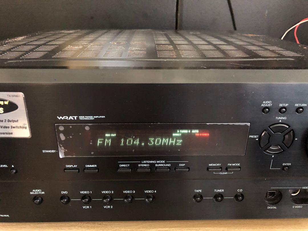 ONKYO TXSR601 A/V Receiver 6.1 ch 510w with remote, Audio, Soundbars