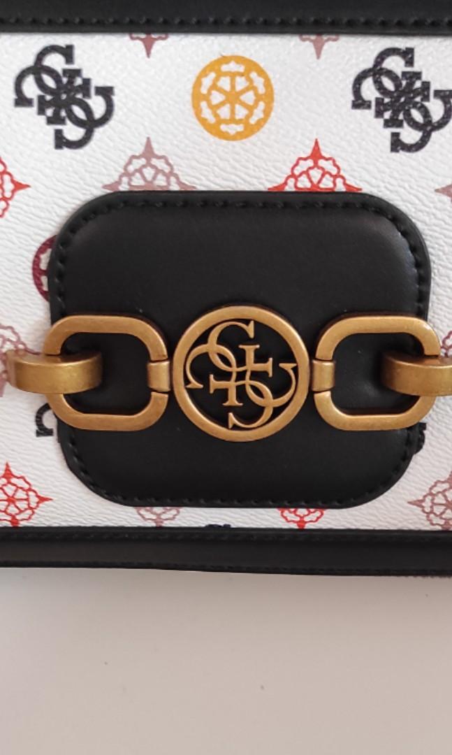 Original GUESS Hensley Logo Shoulder Bag, Announcements on Carousell