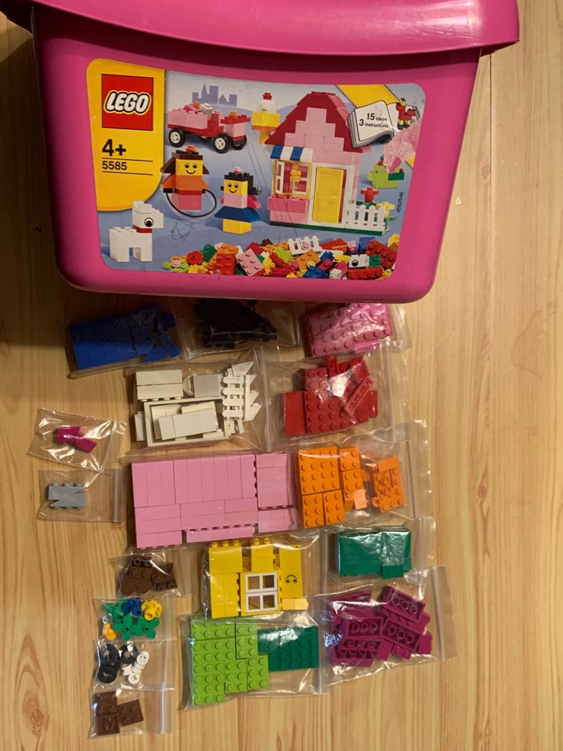 Pink brick box lego Hobbies & Toys, Toys & on Carousell