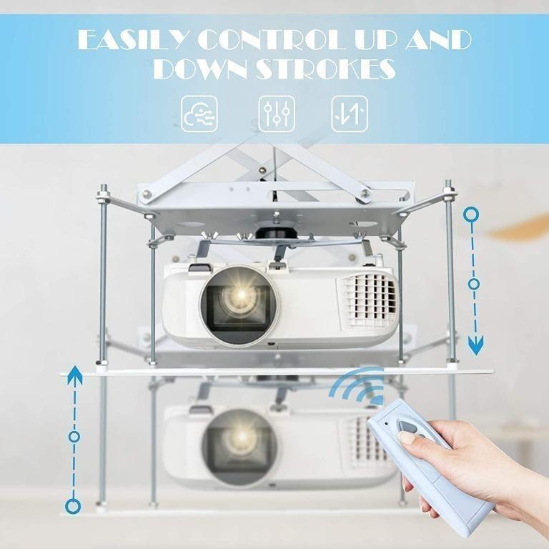 Projector Bracket and Ceiling Mount Bracket with Motorized Electric ...